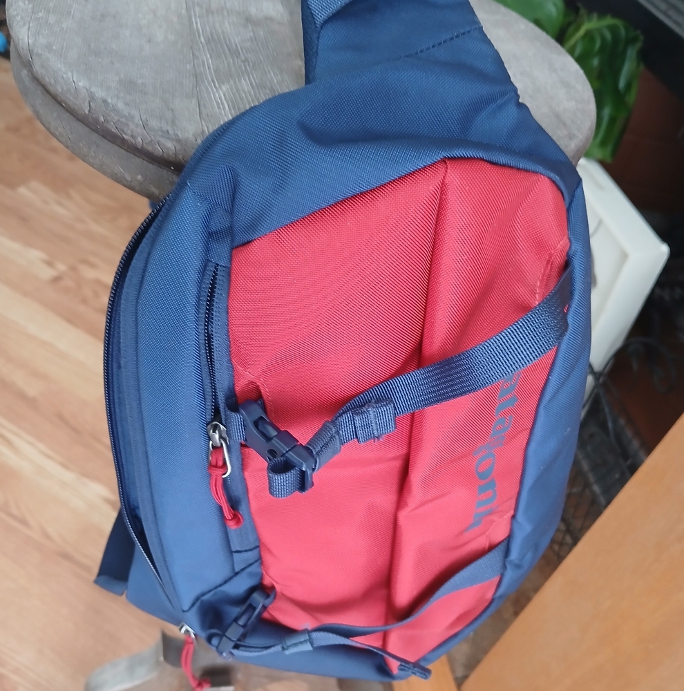 Stylish Red and Blue Sling Bag Patagonia Atom 8L